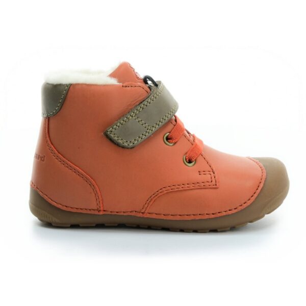zimowy but barefoot marki Bundgaard dla dzieci, kolor pomarańczowo/brązowy