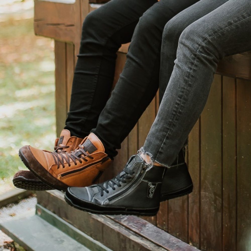 Ocieplane buty barefoot Magical Shoes Alaskan w wersji brązowej i czarnej