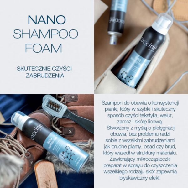 Coccine Nano Shampoo Foam – Uniwersalna Pianka Czyszcząca