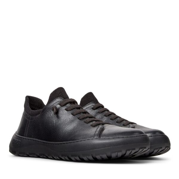Camper Peu Serra Leather Women black - para butów pod kątem, widoczne noski i boczne profile