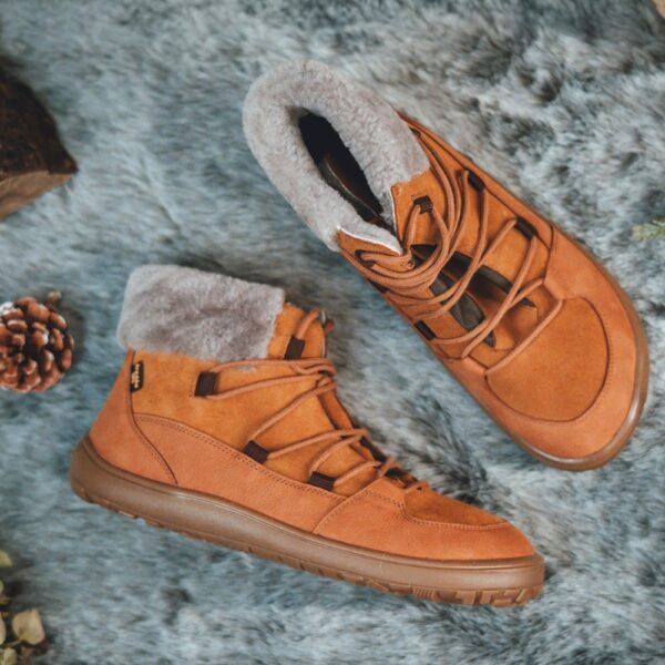 Froddo Barefoot Up Furry W Tex AD cognac - para, na futrze