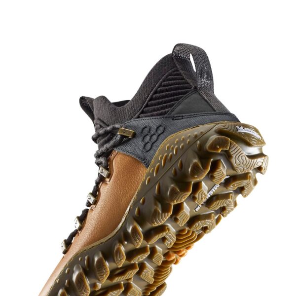 Vivobarefoot Magna Forest ESC Mens tan - zbliżenie, pięta i podeszwa