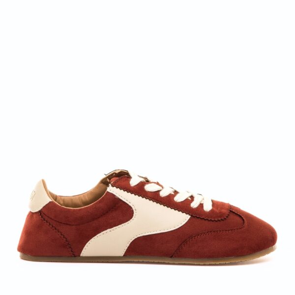 MTNG Free Mia Ballet Sneaker Suede Women red - bok lewy