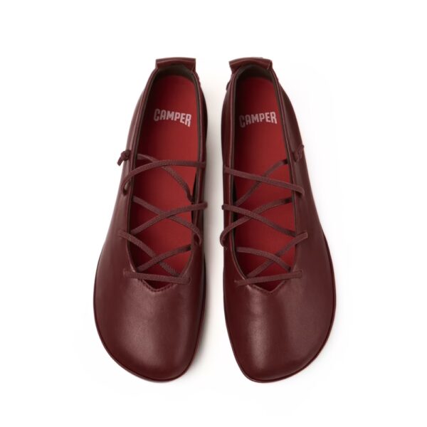 Camper Right Nina Leather Women burgundy - z góry