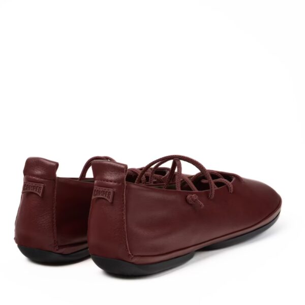 Camper Right Nina Leather Women burgundy - para, z tyłu