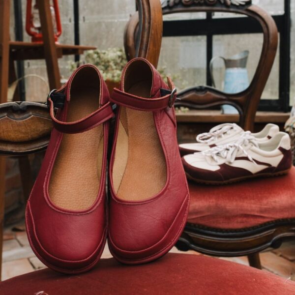 Magical Shoes Emma burgundy - para