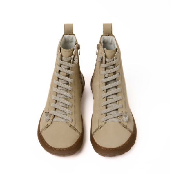 Camper Peu Serra Boot Women beige - para butów na wprost, zasznurowane cholewki i zamki błyskawiczne