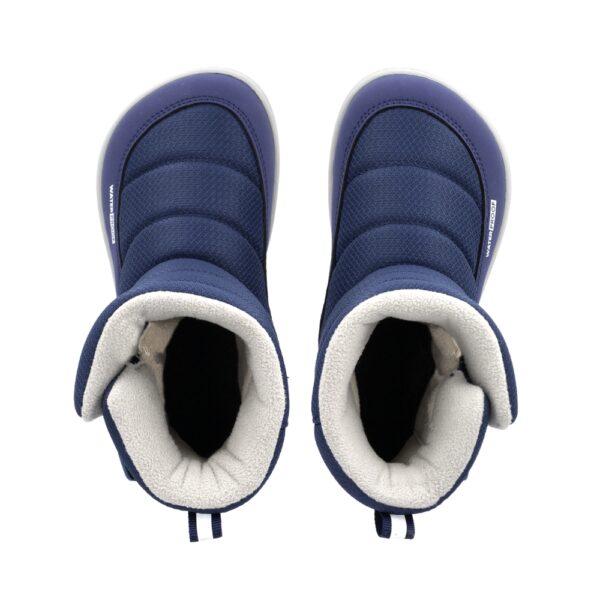 Be Lenka Ailo Preschool dark blue - para butów z góry, otwarte cholewki z polarową podszewką