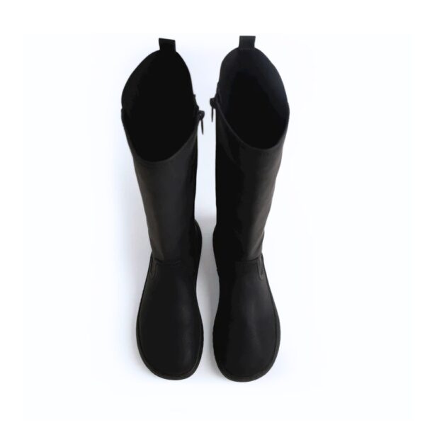 MTNG Free Alask Knee High Women Black - widok z góry na otwory cholewek obu butów
