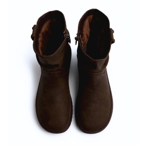 MTNG Free Aria Mid Calf Boot Women brown - para butów z góry, miękka wyściółka wewnątrz cholewek