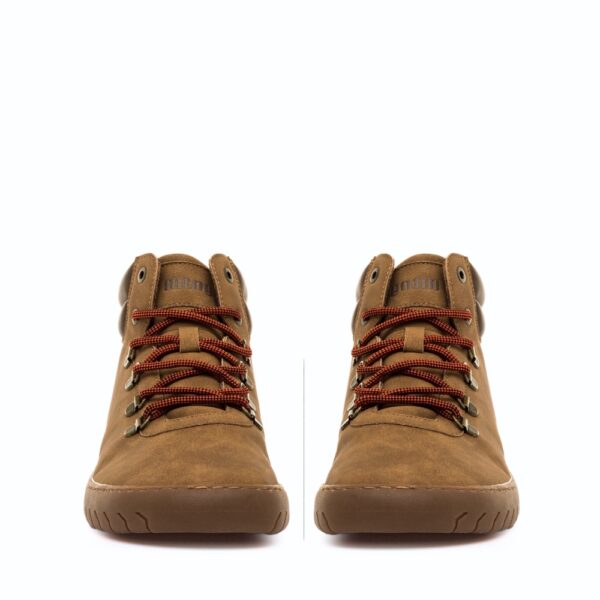 MTNG Free Miami Boot Men Camel Brown - para butów od przodu, sznurowanie widoczne, białe tło