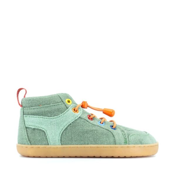 Buty barefoot Mukishoes Moss Kids - bok prawy