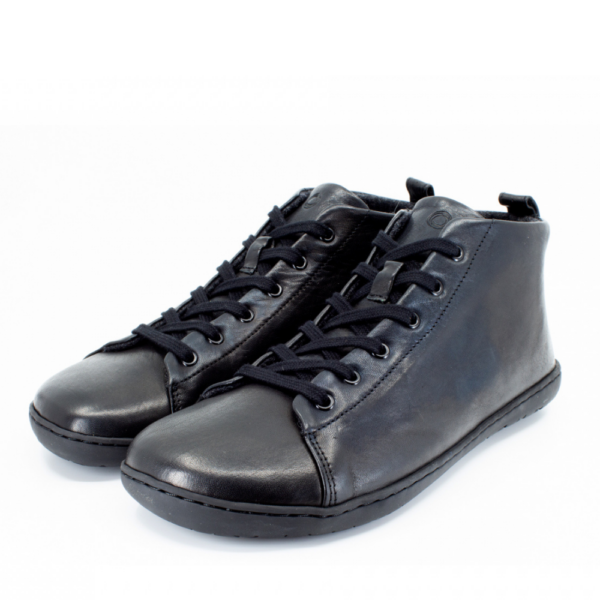 Mukishoes Raw Leather black - para