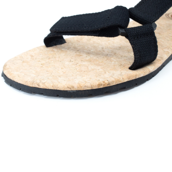 Mukishoes Solstice Black Cork - zbliżenie, przednia część